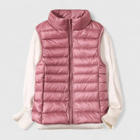 Avery | Lightweight Quilted Zip-Up Puffer Vest