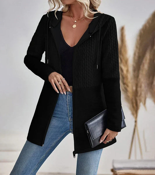 Juniper | Longline Hooded Zip Cardigan