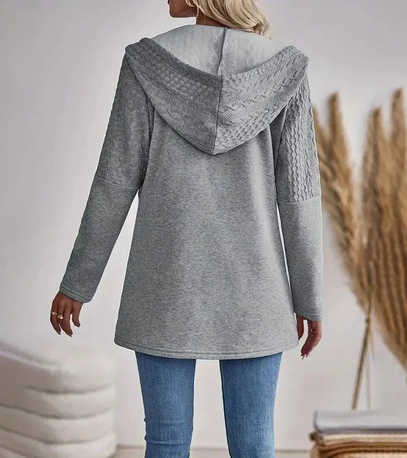 Juniper | Longline Hooded Zip Cardigan