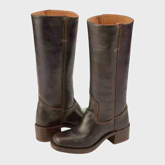 Kennedy | Classic Heel Knee High Boots