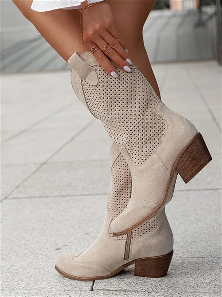 Autumn | Western Knee High Cowboy Boots