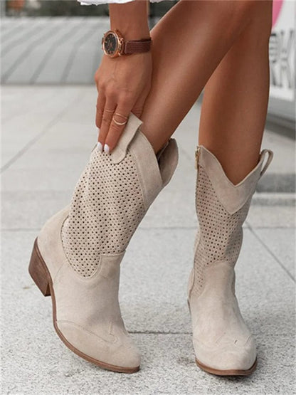 Autumn | Western Knee High Cowboy Boots