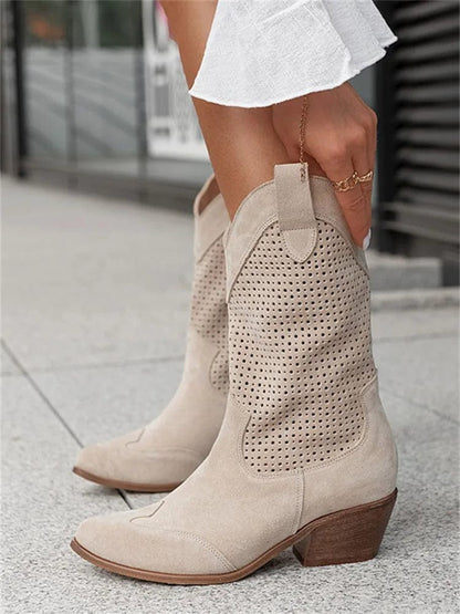 Autumn | Western Knee High Cowboy Boots