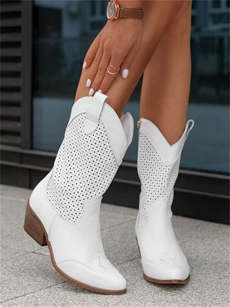 Autumn | Western Knee High Cowboy Boots