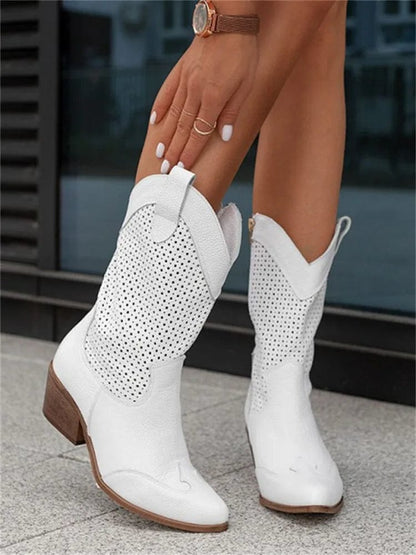 Autumn | Western Knee High Cowboy Boots
