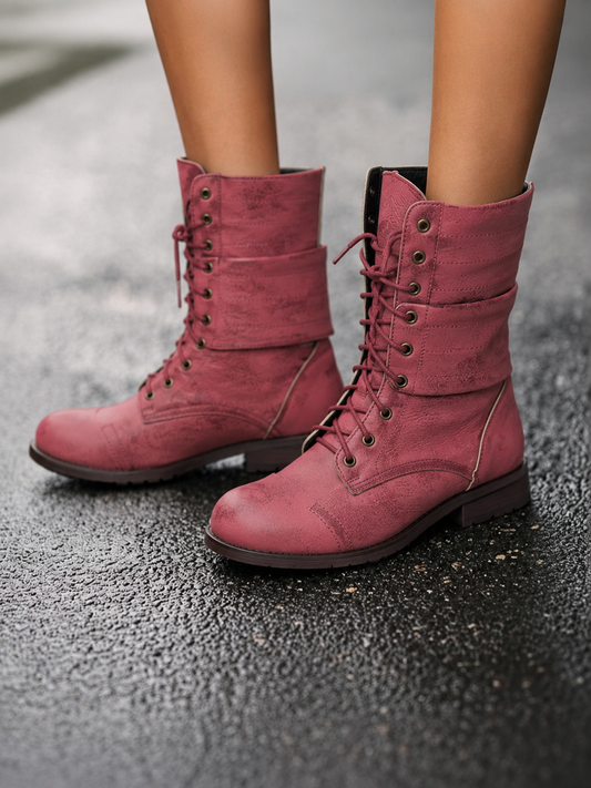 Avery | Lace Up Combat Boots