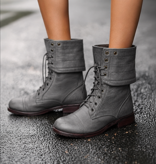 Avery | Lace Up Combat Boots