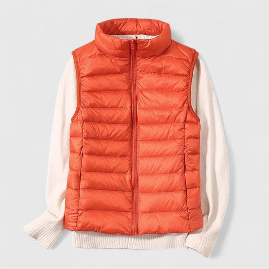 Avery | Lightweight Quilted Zip-Up Puffer Vest
