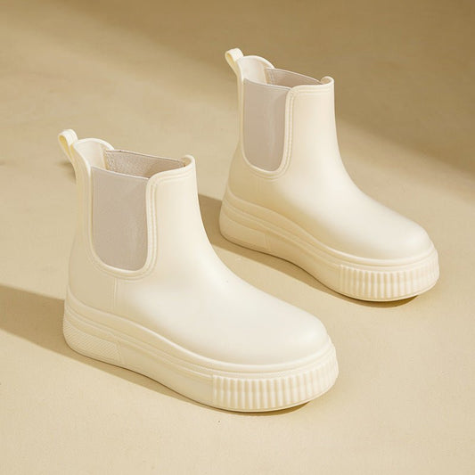 Avery | Waterproof Platform Chelsea Rain Boots