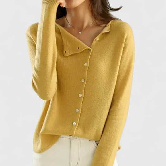 Camille | Collar Knit Cardigan