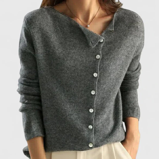 Camille | Collar Knit Cardigan