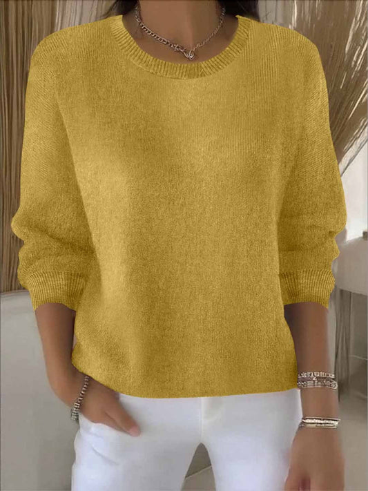 Chloe | Ribbed Crew Neck Sweater