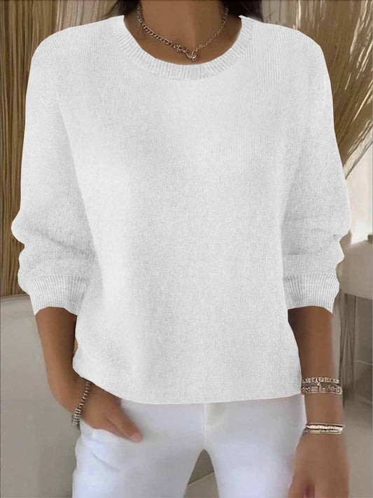Chloe | Ribbed Crew Neck Sweater