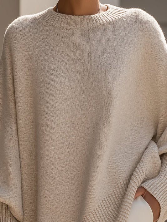 Clara | Elegant Draped Sweater