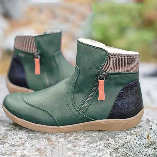 Harper | Waterproof Ankle Boots With Zipper