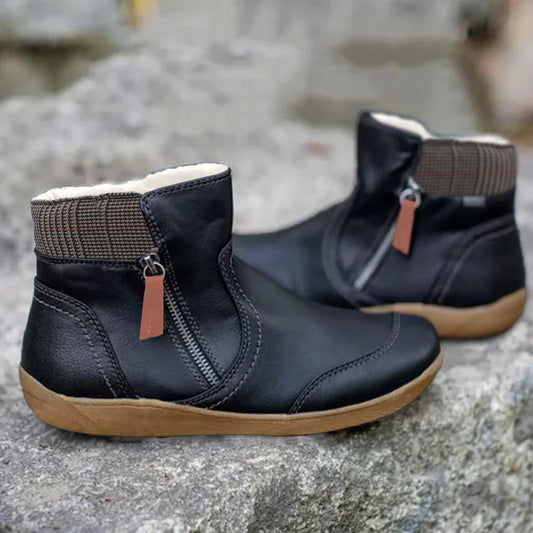 Harper | Waterproof Ankle Boots With Zipper