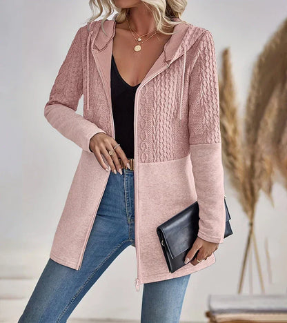 Juniper | Longline Hooded Zip Cardigan