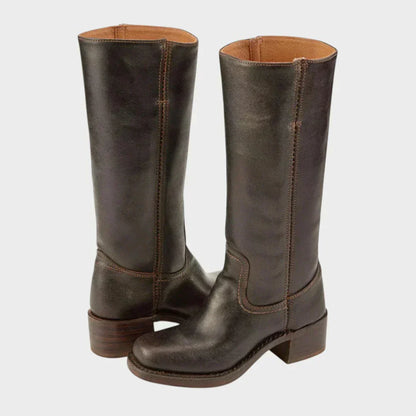 Kennedy | Classic Heel Knee High Boots