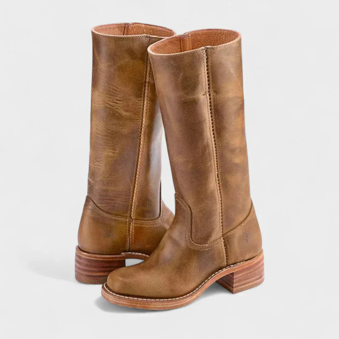 Kennedy | Classic Heel Knee High Boots
