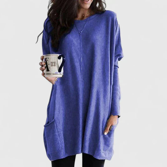 Olivia | Tunic Sweater With Pockets