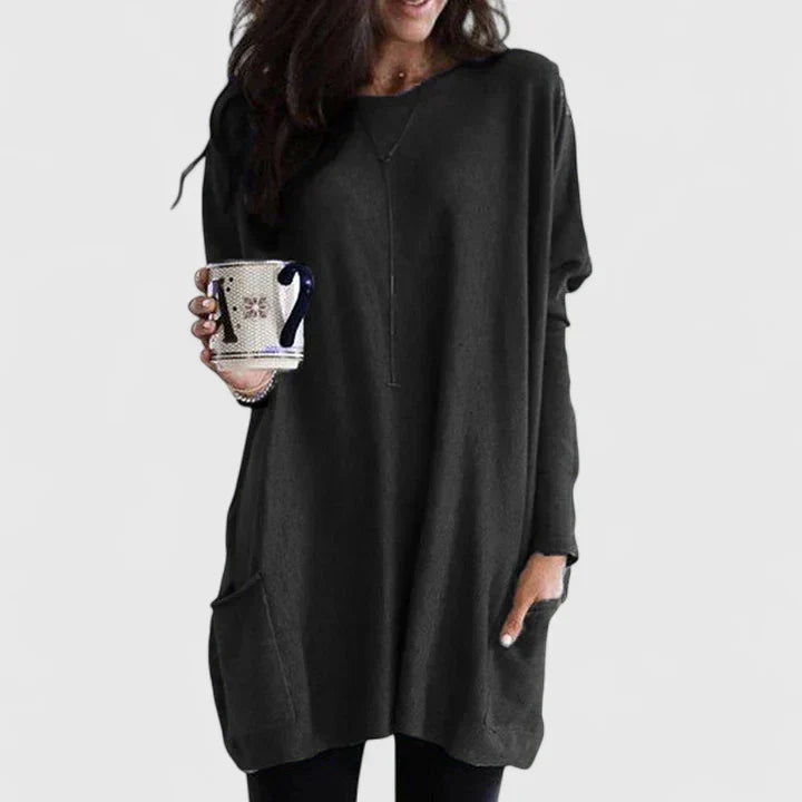 Olivia | Tunic Sweater With Pockets