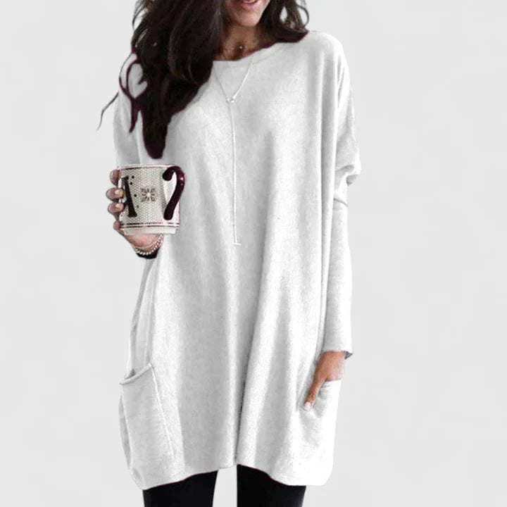 Olivia | Tunic Sweater With Pockets