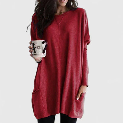 Olivia | Tunic Sweater With Pockets