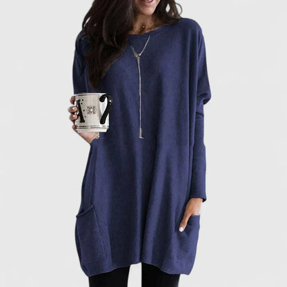 Olivia | Tunic Sweater With Pockets