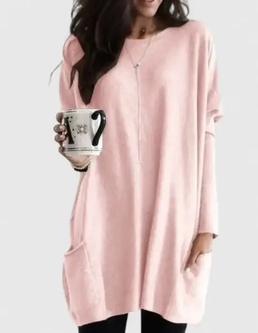 Olivia | Tunic Sweater With Pockets