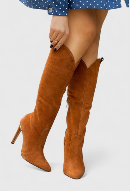 Scarlett | Elegant Stiletto Knee High Boots