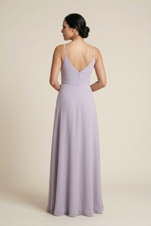 Celeste | Flowy Chiffon Maxi Dress